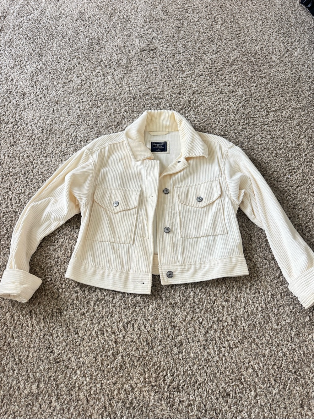 Abercrombie Corduroy Crop Jacket